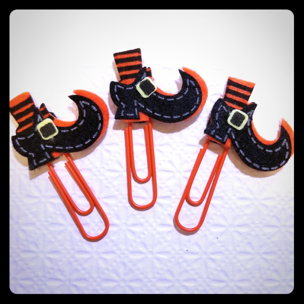BookMarks ~ Halloween ~ Witches Boots ~ 3